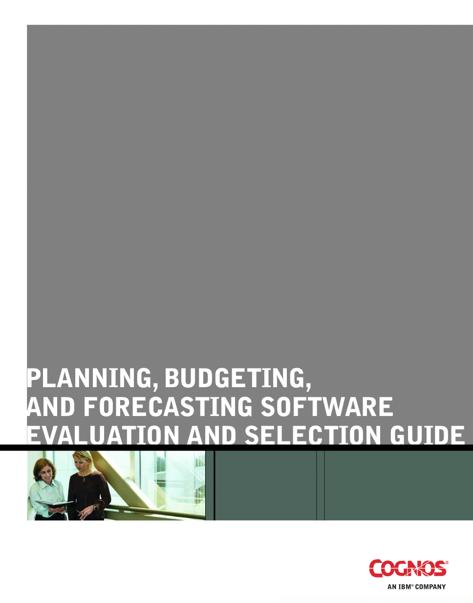 planning, budgeting and forecasting software evaluation and selection guide