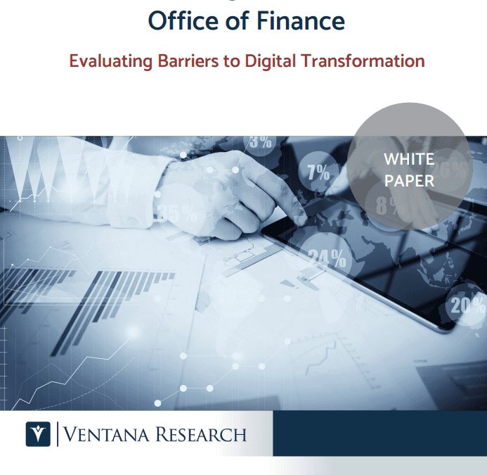 Ventana Research: Change in the Office of Finance