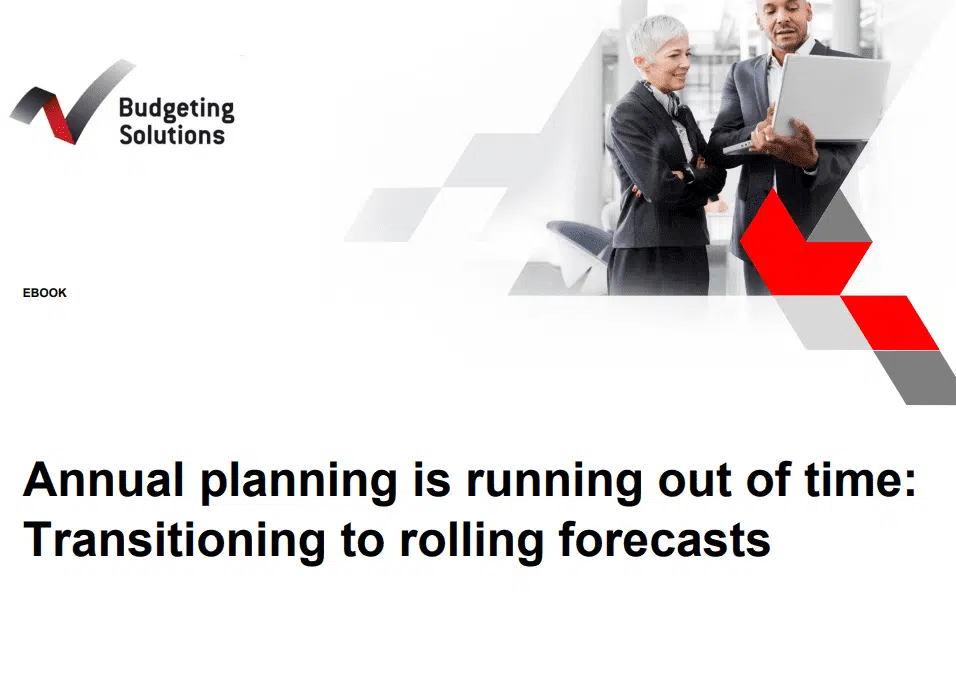 EBOOK: Annual planning is running out of time: Transitioning to rolling forecasts